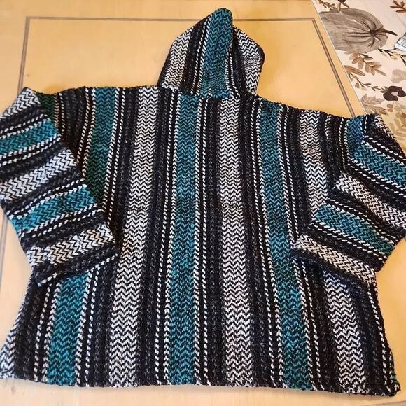 Baja joe green and black baja hoodie men's size S - Picture 2 of 2